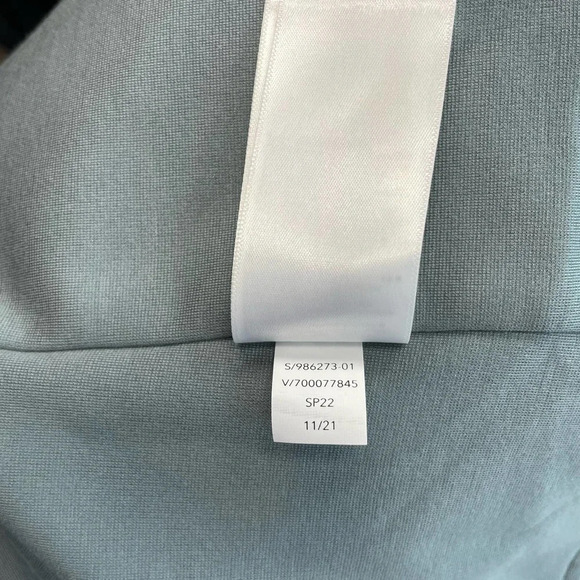 Athleta Eastbound Blazer Minimalist Gray Sage Green Size 16 - Picture 12 of 12